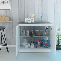 Boahaus Dunkerque Sink Cabinet (White)