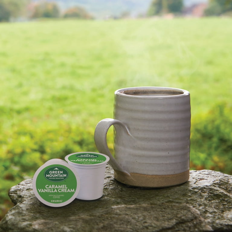 Green Mountain 24ct Caramel Vanilla Light Roast Recyclable K Cup Coffee Pods Walmart