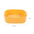 thumbnail image 4 of EeaseCA Panier de Barbecue Réutilisable Friteuse à Air Chaud Récipient de Cuisson en Silicone Doublure de Friteuse à Air en Silicone, 4 of 8