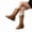 Brown, variant on Women's Western Cowboy Boots with Fringe & Star Embroidery - Mid-Calf Suede Boots with Tassels & Decorative Studs, Vintage Boho Style