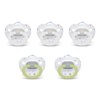NUK Orthodontic Pacifiers, 6-18 Months, 5 Pack, Timeless Collection, Amazon Exclusive Timeless 6-18 Month (5 Pack)