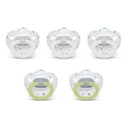 NUK Orthodontic Pacifiers, 6-18 Months, 5 Pack, Timeless Collection, Amazon Exclusive Timeless 6-18 Month (5 Pack)