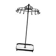 thumbnail image 2 of QccHieUs Rotatable Jewelry Rack, Jewelry Organizer, Metal Necklace Earring Shelf, Pendant Black, 2 of 9
