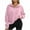 Pink, variant on MaFYtyTPR Women Half Zip Sweatshirts Fashion Stand Collar Cropped Quarter Zip Up Pullover Tops 2025 Winter Clothes Black L