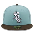 thumbnail image 2 of Men's New Era Light Blue/Brown Chicago White Sox  2005 World Series Beach Kiss 59FIFTY Fitted Hat, 2 of 6