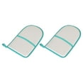 thumbnail image 3 of 2x Guantes de planchación de guantes Vaporizador de planchado Guantes de planchado impermeabilizado Manga de plancha de planchado Mittenas protectores gris claro, 3 of 8