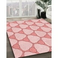 thumbnail image 3 of Ahgly Company Machine Washable Indoor Rectangle Transitional Light Red Pink Area Rugs, 6' x 9', 3 of 7