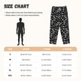 thumbnail image 2 of Salouo Skeletons Dancing Print Women's Pajama Pants Casual Loose Sweatpants PJs Flowy Pants Drawstring Palazzo for Women Wide Leg Pants Lounge Pajama -X-Large, 2 of 8