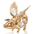 thumbnail image 2 of Matashi Crystal Flying Pig Ornament, 2 of 2