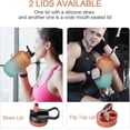 thumbnail image 4 of Biwat 1 Gallon Motivational Water Bottle with Time Marker & Straw, 128 oz Large One Gallon Water Bottle with 2 Lids (Chug and Straw) BPA Free Big Water Jug for Sports, 4 of 4