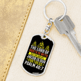 thumbnail image 6 of The Lord Of Hosts Psalm 46:7 Is Stainless Steel or 18k Gold Premium Swivel Dog Tag Keychain, 6 of 10