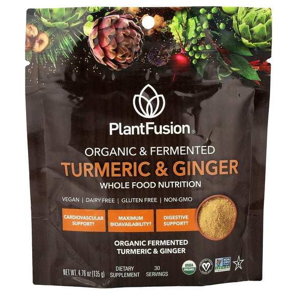 Sotru Organic Fermented Turmeric & Ginger Drink Mix 4.76 oz Pwdr