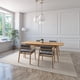 thumbnail image 2 of Juego de Comedor Extensible de Madera con 4 Sillas para 4 Personas, Mesa y Sillas para Comedor y Cocina, Midtown Concept Praga, Roble y Gris Oscuro, 2 of 5