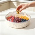 thumbnail image 4 of Clear Candy Bowl with Secure Lid, Large Transparent Fruit Serving Bowl, Food Grade Storage Container for Snacks, Cookie, Coffee Table Home Decor, 4 of 6