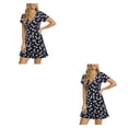 thumbnail image 1 of Vestido de dama Sonducket hasta la rodilla estampado de flores rotas sexy Vintage, 1 of 6