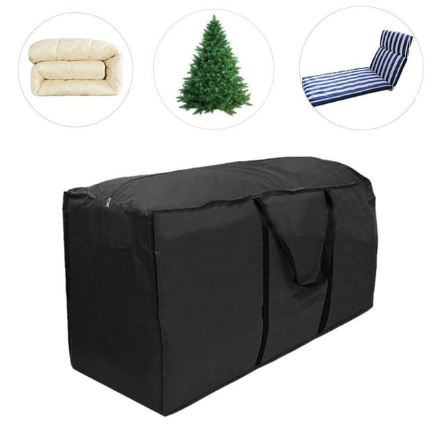 Bolsa de almacenamiento para cojines de jardín, tela Oxford 210D, fundas de cojines para exteriores, bolsa de transporte impermeable para cojines con asa (173x76x51cm) ZefeiWu 8390613026903