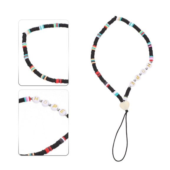 LOLIPPYY Lightweight Portable Black Phone Wrist Strap with Mobile Phone Hanging Rope for Easy Carry