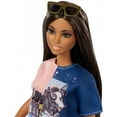 thumbnail image 5 of Barbie Fashionistas Doll, Original Body Type with Color-Block Dress, 5 of 10