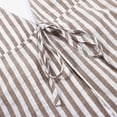 thumbnail image 6 of DHFJKG Women's Sexy Halter Backless Tank Top Striped Deep V Neck Lace Up Crop Cami Shirts Summer Beach Vacation Clothes Soft Tops, 6 of 7