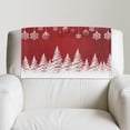 thumbnail image 5 of SCRAWLGOD Christmas Ornament Ball Christmas Tree Red 1 Pieces Recliner Headrest Covers Anti-Slip Waterproof Sofa Headrest Covers PU Leather Couch Head Rest Protector 17x27 in, 5 of 7