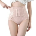 thumbnail image 2 of Viluyesy Womens Tummy Control Panties, Butt Lifter Shaping Brief Slim Fit Extra Firm High Waist Corset Shapewear Beige L, 2 of 9