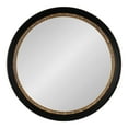 thumbnail image 5 of Kate and Laurel Wildomar Decorative Ornate Round Mirror, 26 Inch Diameter, Black, Traditional Ornate Circle Mirror with Carved Detail Design for Bathroom Mirror for Over Sink, 5 of 9