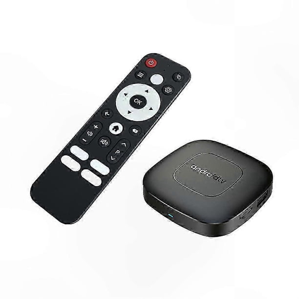 4K HDR10+ Android TV Box with Allwinner H313 Quad Core 2GB RAM 16GB ROM Dual Band WiFi Media Player for Home Theater