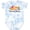 Tie Dye Blue, variant on Inktastic Future Foodie Cute Vegetable Boys or Girls Baby Bodysuit