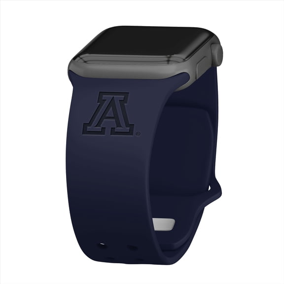Arizona Engraved Silicone Unisex Watch Band for Apple Watch - 42/44/45/49mm(46mm Series 10/11) Navy by Affinity Bands