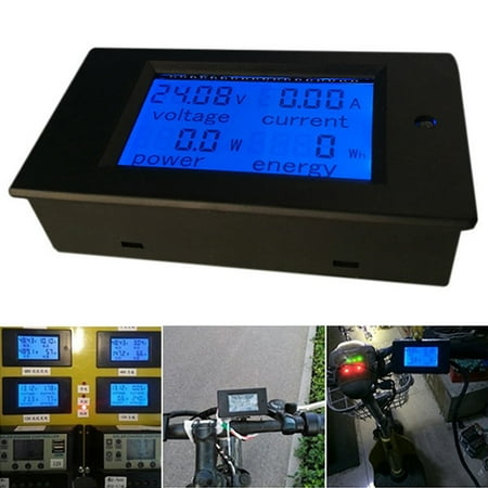 

Digital Battery Test Tool Ammeter Voltmeter Direct Current Meter Voltage Power Electric Energy Consumption