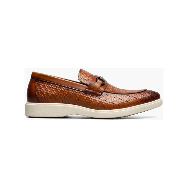 Stacy Adams Salyer Moc Toe Bit Slip On Walking Shoes Tan  display picture 1