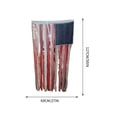 thumbnail image 3 of 4th of July Fringed Drapery Flag, 1776 Patriotic Blue Star Hanging Banner, Built-in LED String Light Decor for Independence Day Party Doorway Window Home Backyard Festival Celebration, 3 of 7