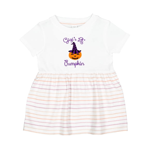 Inktastic Gigi's Lil' Pumpkin Girls Baby Dress