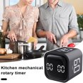 thumbnail image 4 of CSChome Productivity Cube Timer Productivity Cube Timer Flipping LED Display Dual Modes 4 Preset Management Countdown Cooking Study Mini Digital, 4 of 7