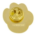 thumbnail image 3 of PinMart's Black and Gold Animal Paw Print School Mascot Enamel Lapel Pin, 3 of 3