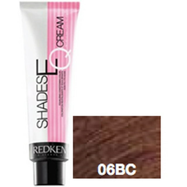 Redken Shades EQ Cream Hair Color - 06BC Rich Amber - Pack of 6 with Sleek Comb