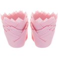 thumbnail image 1 of 100 Pcs Cupcake Mini Muffins Mini Cups Baking Sheet Liner Cupcake Wrapper Baking Supplies Cupcake Baking Cups Lining Wrapping Goblet of Wedding Parchment Pink, 1 of 5