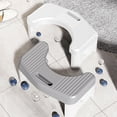 thumbnail image 3 of Toilet Step Stool for Squatting Posture, PP Material, Easy to Clean, Bathroom Aid, 3 of 8