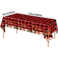 thumbnail image 3 of Nappe Jetable en PVC Imprimé de Noël Nappe Décoration de Fête, 3 of 8