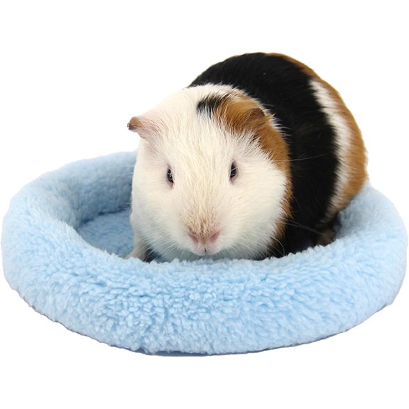 Hamster Bed, Soft Round Velvet Warm Sleep Mat, Washable Pad for Hamster Hedgehog Squirrel Guinea Pig Rats Bird and Other Small Animals