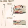 thumbnail image 4 of FORMRS Women Crossbody Purse with Chain Strap Vegan Leather Shoulder Handbag, Flying Planes, 4 of 7