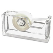 Kantek Clear Acrylic, Tape Dispenser, 2.75-inch x 6-inch x 1-inch