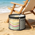 thumbnail image 1 of Hat Storage Box With Clear Window Dustproofs Zipper Collapsibles Sun Hat Organizer Bag For Wide Brims Straw Beach Hats Baseball Caps Fedora Cowboy Hats, 1 of 6