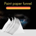 thumbnail image 4 of 50Pcs Fine Paint Paper Strainers (150 Micrometer) Sieve Filter Mesh New,50 x Paint Filters,white, 4 of 5