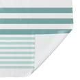 thumbnail image 5 of Creative Products Teal Stripes 71x74 Shower Curtain, 5 of 6