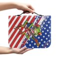 thumbnail image 2 of HELLHERO Frog Guitar Design Bible Covers Lightweight for Church Christian Prayer Bible Study, PU Leather Protective Church Bible Bag, 2 of 12