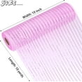 thumbnail image 2 of 2 Pack Deco Mesh 10 Inch x 30 Feet Decor Mesh Ribbon with Metallic Foil Deco Mesh Wreath Supplies Ribbon Mesh Roll for Spring Wreaths, Craft, Party Decoration, 2 of 7