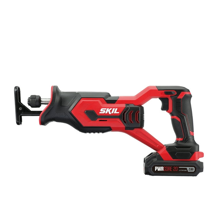 SKIL 20V Cordless Reciprocating Saw, 2.0Ah Lithium Battery and 20V Charger, RS582902 SKIL 20V Cordless Reciprocating Saw, 2.0Ah Lithium Battery and 20V Charger, RS582902