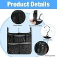thumbnail image 4 of Tauxra Outdoor Multifunctional Pool Storage Hanging Mesh Bag For Fence Above Ground Pool Indoor Bath, 4 of 9