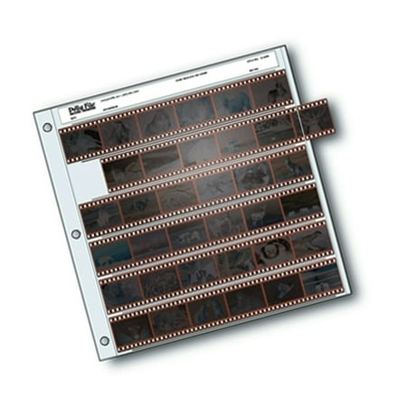 Image of Archival 35mm Size Negative Pages Holds Six Strips of Six Frames Pack of 25